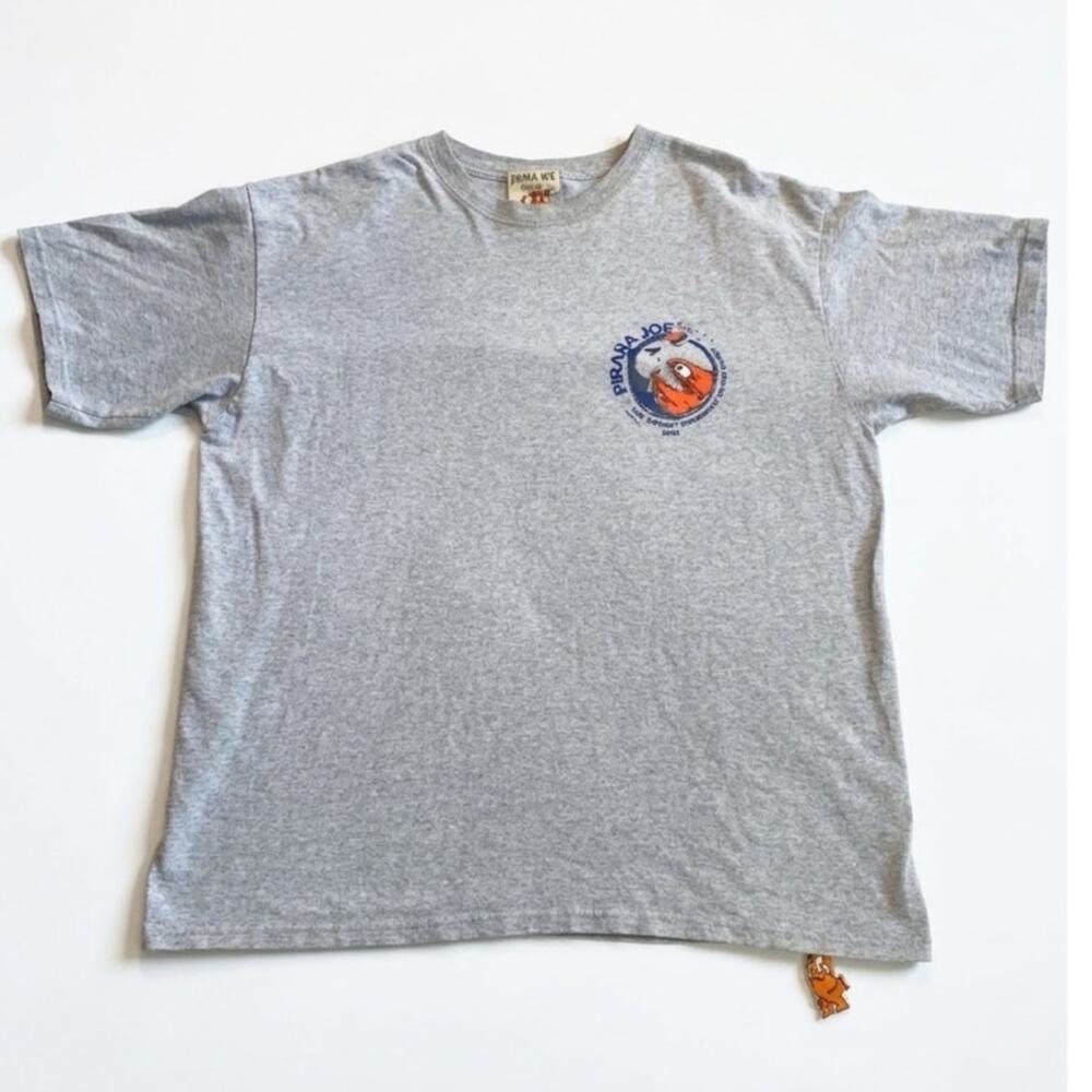 Vintage Piraña Joe Jamaica T-Shirt Heather Grey Men's XL Graphic Tee